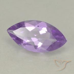 Ametista Viola violaceo medio naturale da 1.49 ct, Taglio marquise, VS