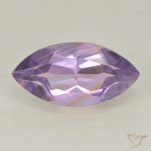 1.83ct Naturale Viola rosato chiaro Ametista, Taglio marquise, VS