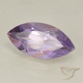 Ametista Viola rosato chiaro naturale da 1.83 ct, Taglio marquise, VS