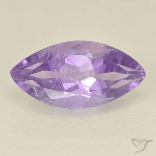 1.99ct Naturale Viola tendente al rosa Ametista, Taglio marquise, VS