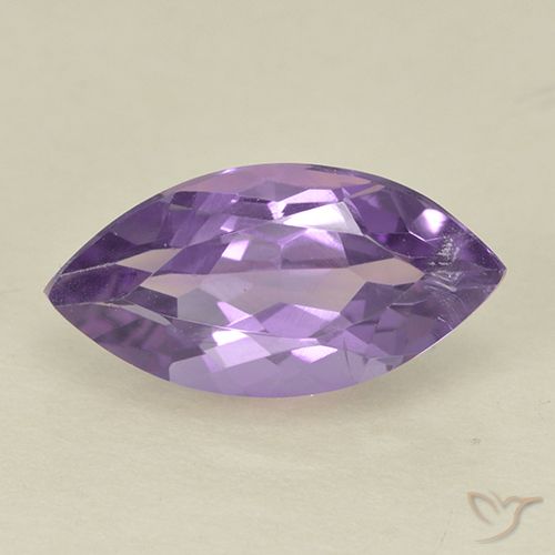1.77ct Naturale Viola scuro Ametista, Taglio marquise, VS