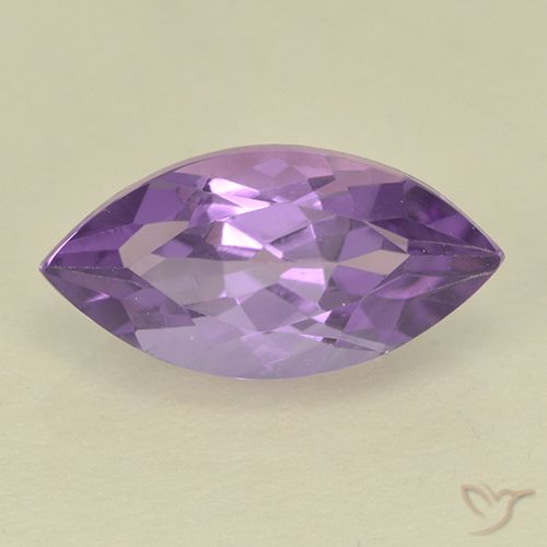 2.01ct Naturale Viola medio Ametista, Taglio marquise, VS