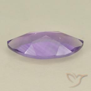 Ametista Viola scuro naturale da 1.45 ct, Taglio marquise, VS