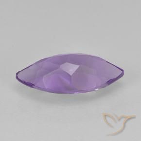 Ametista Viola medio naturale da 1.43 ct, Taglio marquise, VS