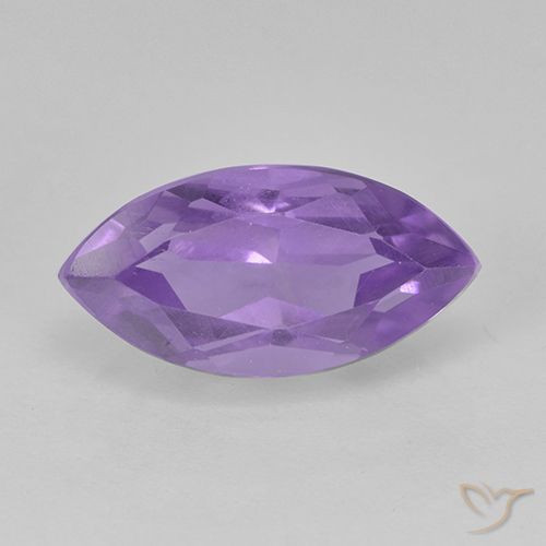 1.97ct Naturale Viola medio Ametista, Taglio marquise, VS