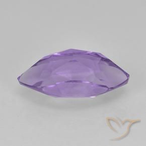Ametista Viola medio naturale da 1.97 ct, Taglio marquise, VS
