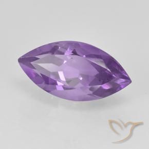 Ametista Viola medio naturale da 1.97 ct, Taglio marquise, VS