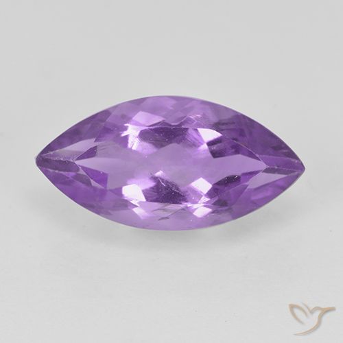 Ametista Iris Violetta naturale da 1.65 ct, Taglio marquise, VS