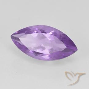 Ametista Iris Violetta naturale da 1.65 ct, Taglio marquise, VS