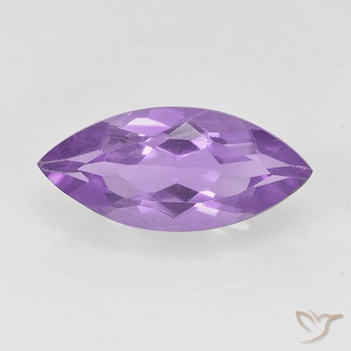 1.35ct Naturale Viola Iris Rosato Ametista, Taglio marquise, VS