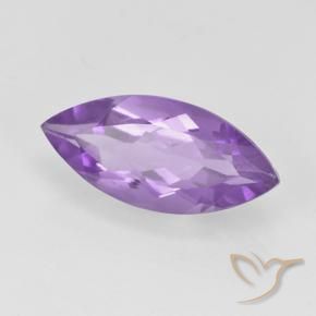 Ametista Viola Iris Rosato naturale da 1.35 ct, Taglio marquise, VS