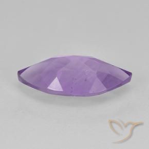 Ametista Viola scuro naturale da 1.37 ct, Taglio marquise, VS