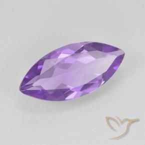 Ametista Deep Iris Violetta naturale da 1.31 ct, Taglio marquise, VS
