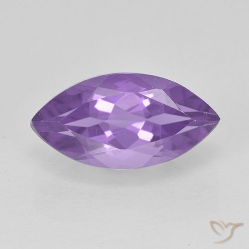 1.88ct Naturale Viola scuro Ametista, Taglio marquise, VS