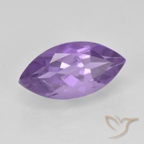 Ametista Viola scuro naturale da 1.88 ct, Taglio marquise, VS