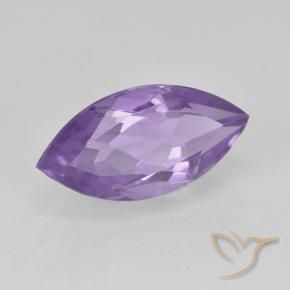 Ametista Viola medio naturale da 1.92 ct, Taglio marquise, VS