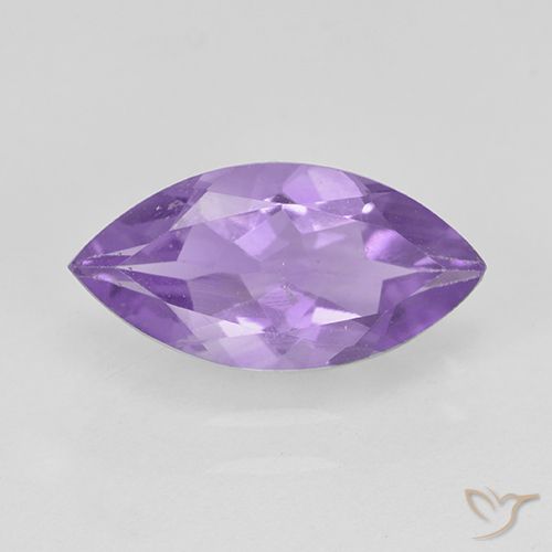 1.45ct Naturale Viola medio Ametista, Taglio marquise, VS