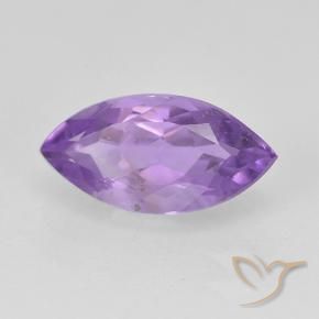 Ametista Viola medio naturale da 1.77 ct, Taglio marquise, VS
