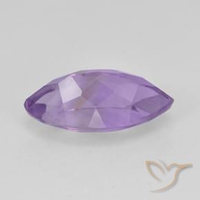 Ametista Viola medio naturale da 1.77 ct, Taglio marquise, VS