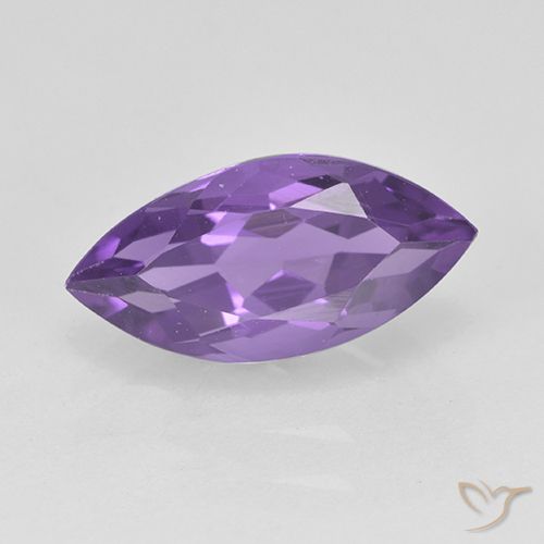 1.92ct Naturale Viola medio Ametista, Taglio marquise, VS