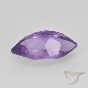 Ametista Viola medio naturale da 1.92 ct, Taglio marquise, VS