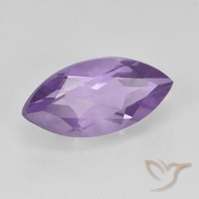 Ametista Viola medio naturale da 1.73 ct, Taglio marquise, VS