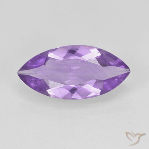 1.23ct Naturale Viola medio Ametista, Taglio marquise, VS