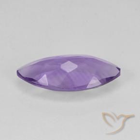 Ametista Viola medio naturale da 1.23 ct, Taglio marquise, VS
