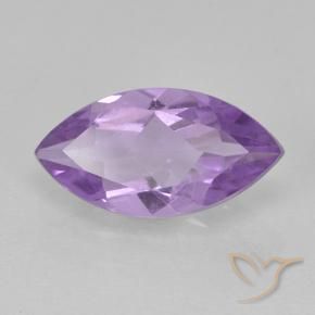 Ametista Viola medio naturale da 1.59 ct, Taglio marquise, VS