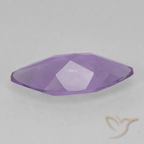 Ametista Viola medio naturale da 1.31 ct, Taglio marquise, VS-SI