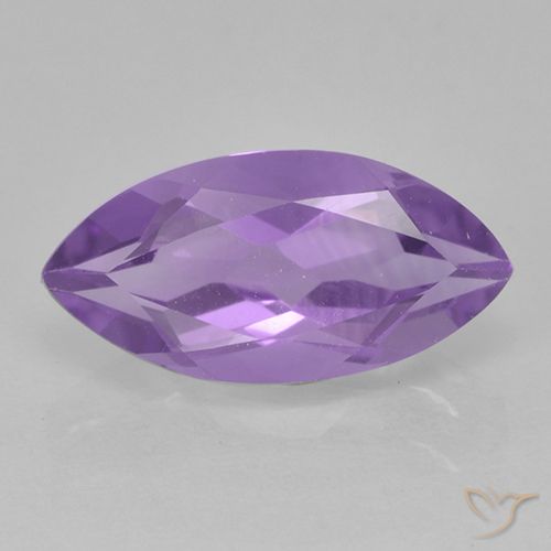 1.67ct Naturale Viola medio Ametista, Taglio marquise, VS