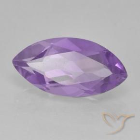 Ametista Viola medio naturale da 1.67 ct, Taglio marquise, VS