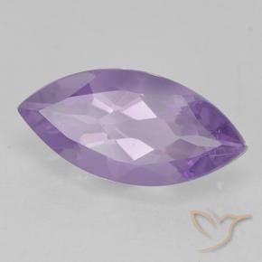 Ametista Viola medio naturale da 1.56 ct, Taglio marquise, VS