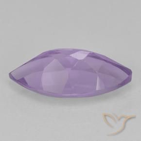 Ametista Viola medio naturale da 1.56 ct, Taglio marquise, VS