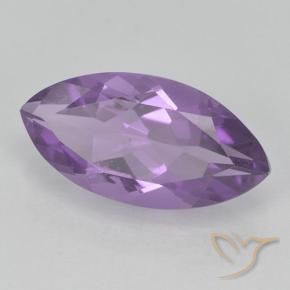 Ametista Iris Violetta naturale da 1.58 ct, Taglio marquise, VS