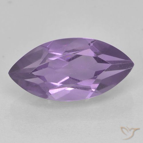 1.84ct Naturale Rosa viola medio Ametista, Taglio marquise, VS
