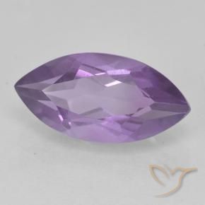 Ametista Rosa viola medio naturale da 1.84 ct, Taglio marquise, VS