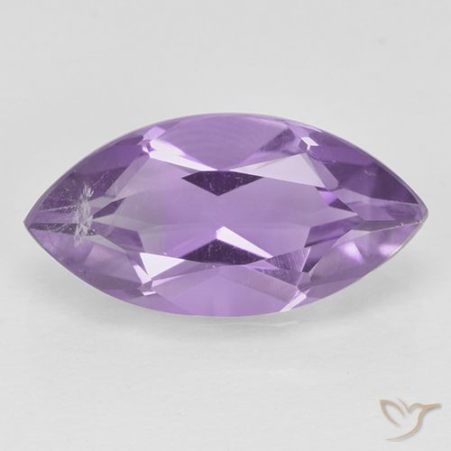 1.54ct Naturale Rosa viola medio Ametista, Taglio marquise, VS