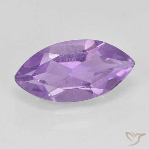 1.42ct Naturale Viola medio Ametista, Taglio marquise, VS