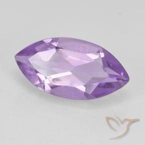 Ametista Viola medio naturale da 1.42 ct, Taglio marquise, VS