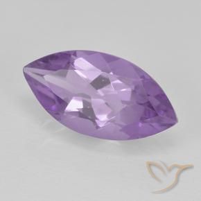 Ametista Viola medio naturale da 1.47 ct, Taglio marquise, VS