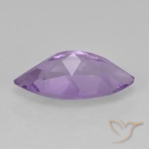 Ametista Viola medio naturale da 1.47 ct, Taglio marquise, VS