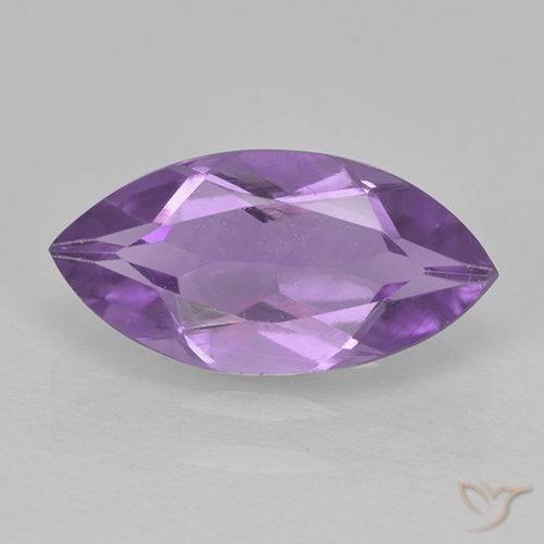 1.52ct Naturale Iris Violetta Ametista, Taglio marquise, VS