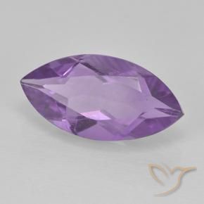 Ametista Iris Violetta naturale da 1.52 ct, Taglio marquise, VS