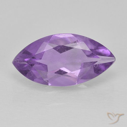 1.27ct Naturale Viola medio Ametista, Taglio marquise, VS