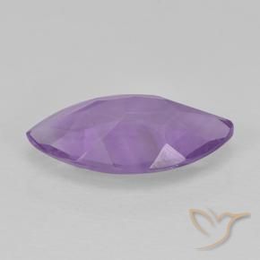 Ametista Viola medio naturale da 1.27 ct, Taglio marquise, VS