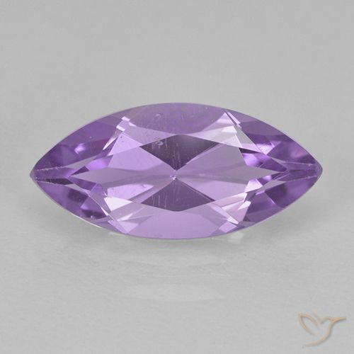 1.38ct Naturale Iris Violetta Ametista, Taglio marquise, VS