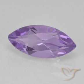 Ametista Iris Violetta naturale da 1.38 ct, Taglio marquise, VS