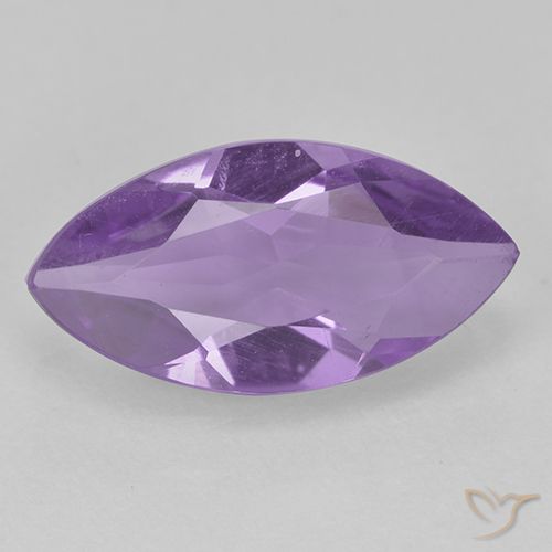 1.35ct Naturale Viola medio Ametista, Taglio marquise, VS