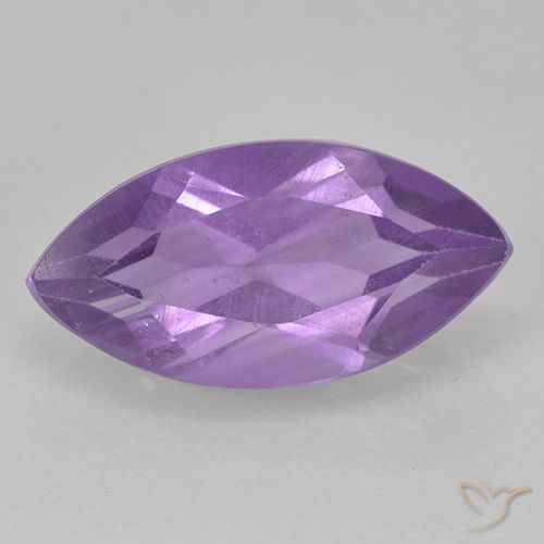 1.83ct Naturale Viola medio Ametista, Taglio marquise, VS